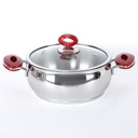 Hascevher Ensemble de Batterie de cuisine 8 pièces inox 18/10 BUSE