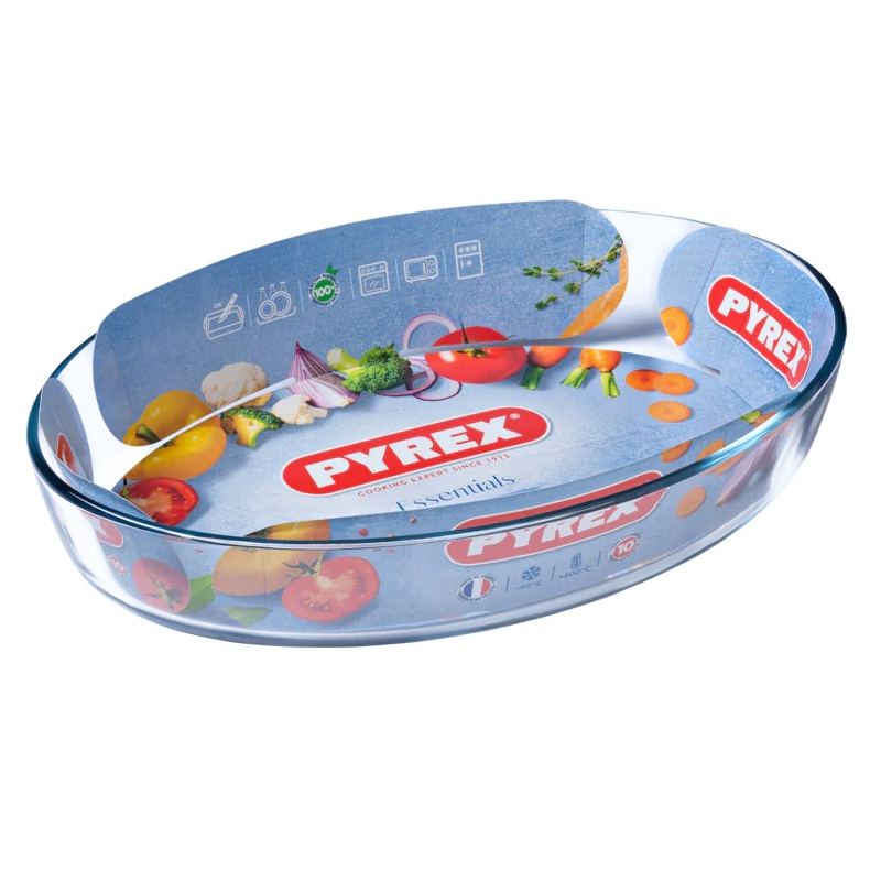 Pyrex Essentials Plat À Gratin Ovale 39 X 27 Cm 4L