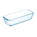 PYREX Moule à cake en Verre Transparent 31 x 12 cm -1,7 L