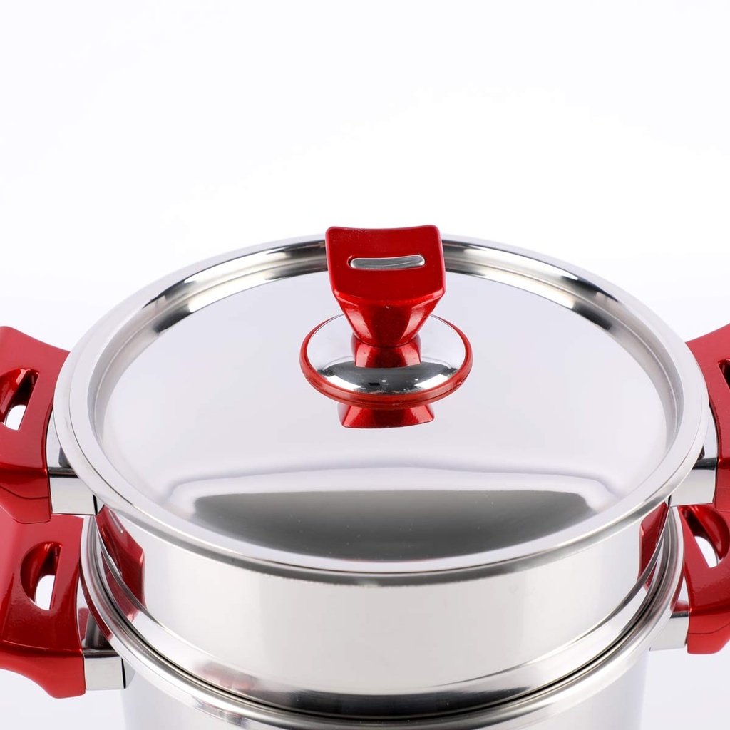 Cocotte Couscoussier 2en1 Inox 7 Litres -HASCEVHER