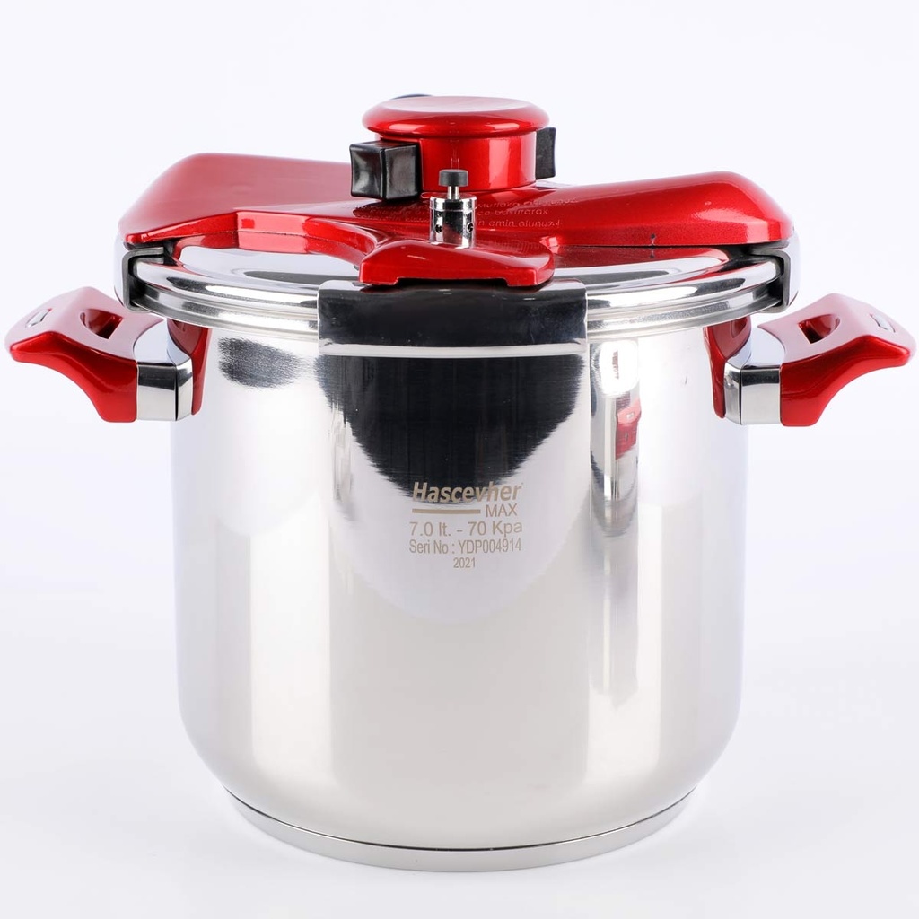 Cocotte Couscoussier 2en1 Inox 7 Litres -HASCEVHER