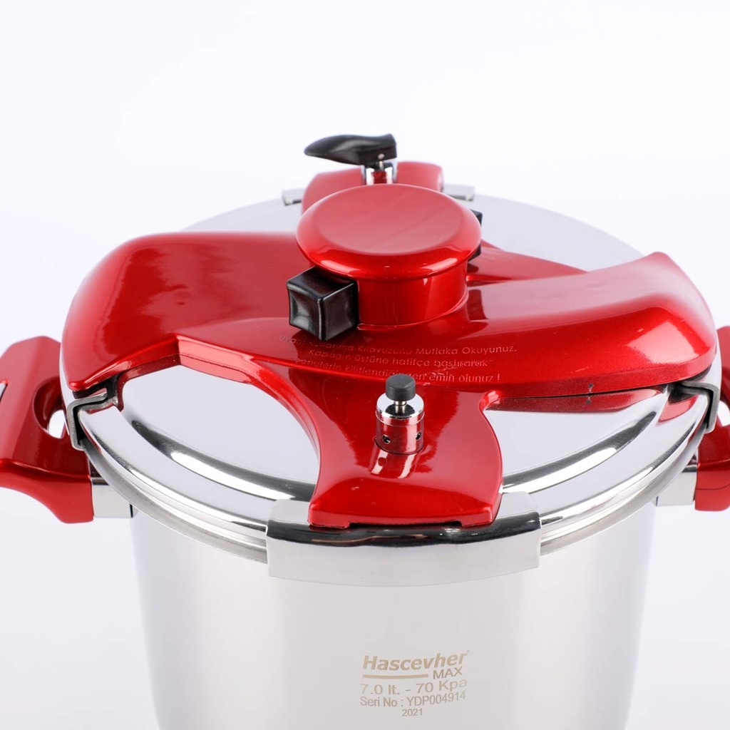 Cocotte Couscoussier 2en1 Inox 7 Litres -HASCEVHER