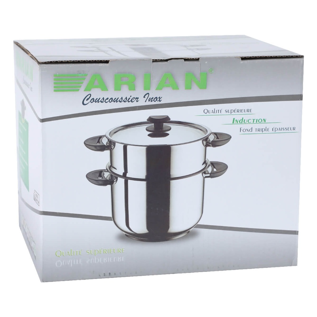 ARIAN Couscoussier Inox 6 L 22 Cm