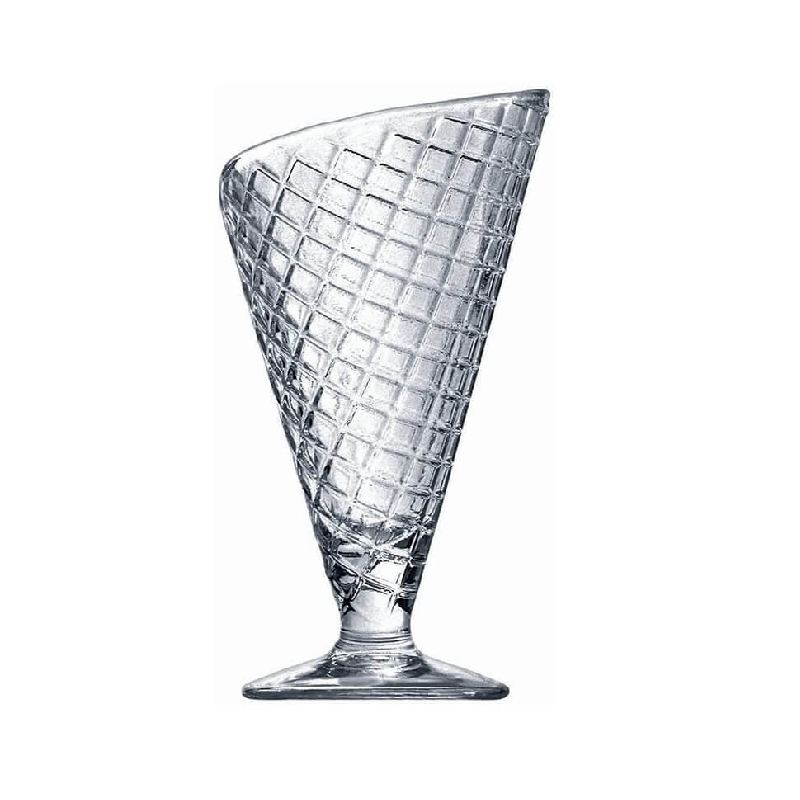 AZUR GLASS Lot De 6 Coupes À Glace Losange 30 Cl