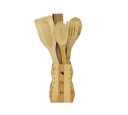 Ensemble de ustensiles de cuisine 6 pièces en bois Bambou