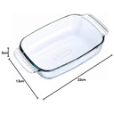 PLAT DE CUISSON RECTANGULAIRE PYREX 22X13 CM