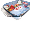 PYREX IRRESISTIBLE  Plat à Four Rectangulaire en Verre, Transparent, 39 x 25 cm