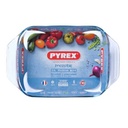 Pyrex Lot de 2 Plats Classiques en Verre pour Cuisson au Four,35x23+31x20