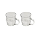 Coffret de 6 verres à Thé Lines 23 Cl - GLASS HOME