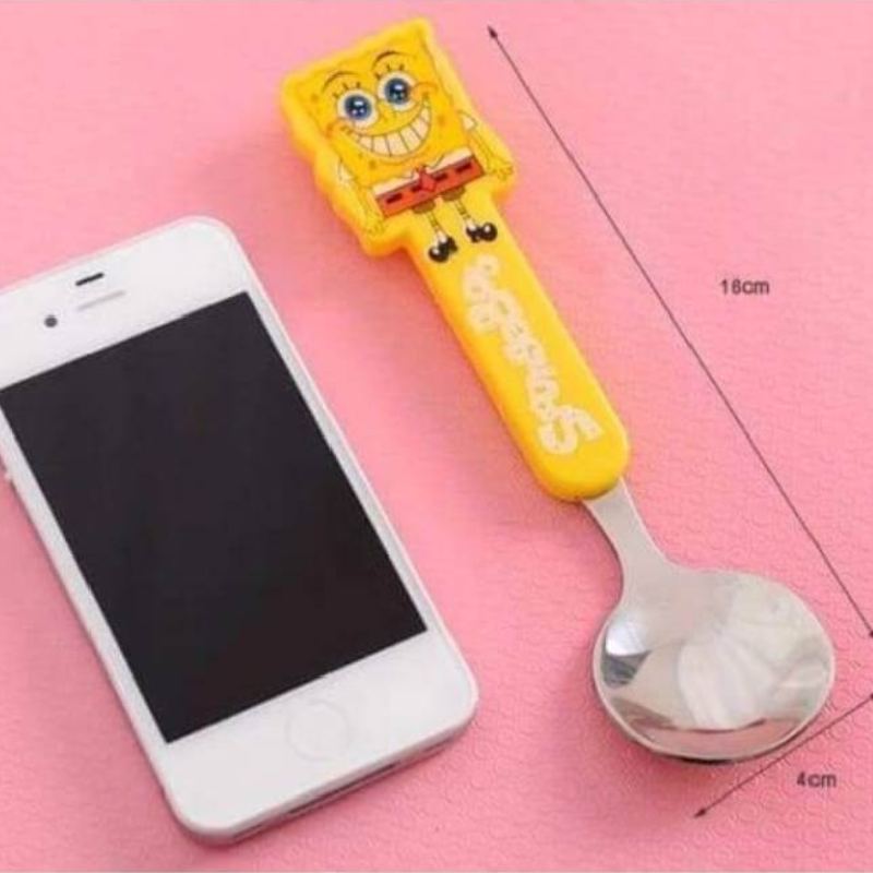 Cuillère À Riz En Métal Pour Enfant Motif Spongebob