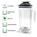 FLORENCE Blender Ultra Puissant 2L 4800W 