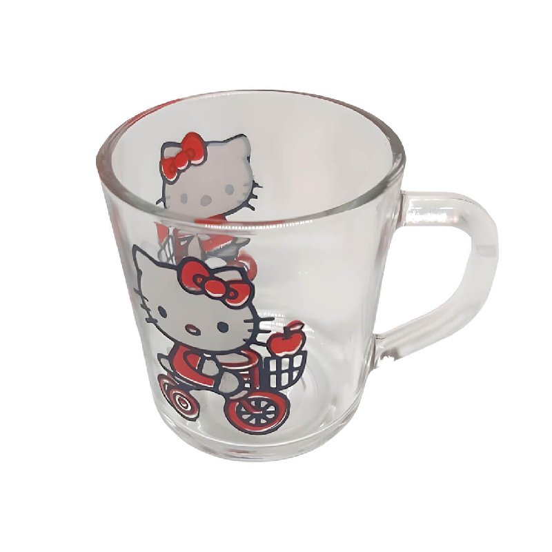 KID MUG Coffret 2 verre HELLO KITTY-AZUR Glass  24 Cl