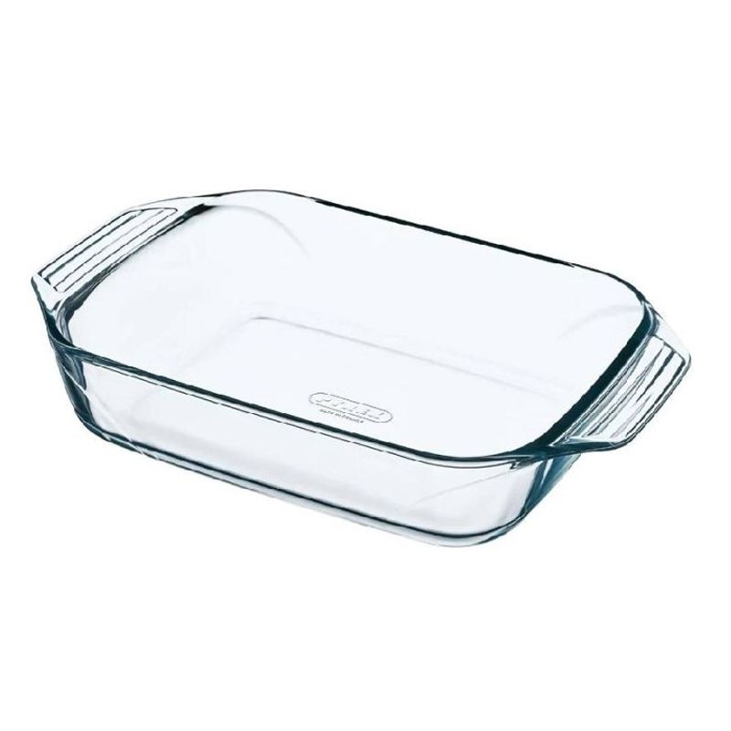 PYREX IRRESISTIBLE Plat à Four Rectangulaire en Verre Transparent 31 x 20 cm