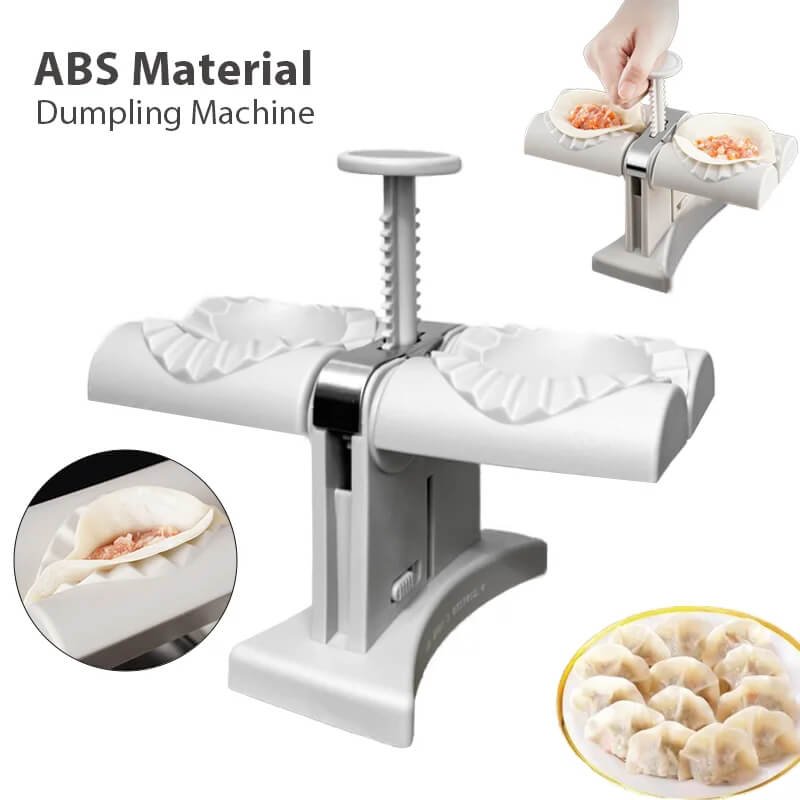 Machine à raviolis automatique à double tête avec moule