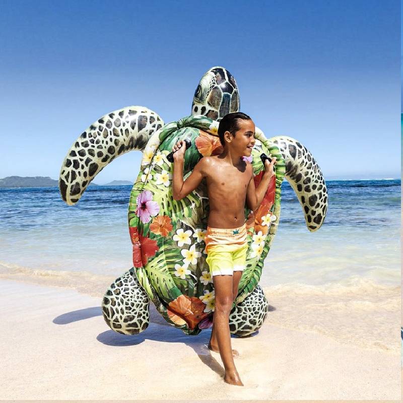 INTEX Bouée Gonflable Tortue Aloha A Chevaucher 191 x 170 cm