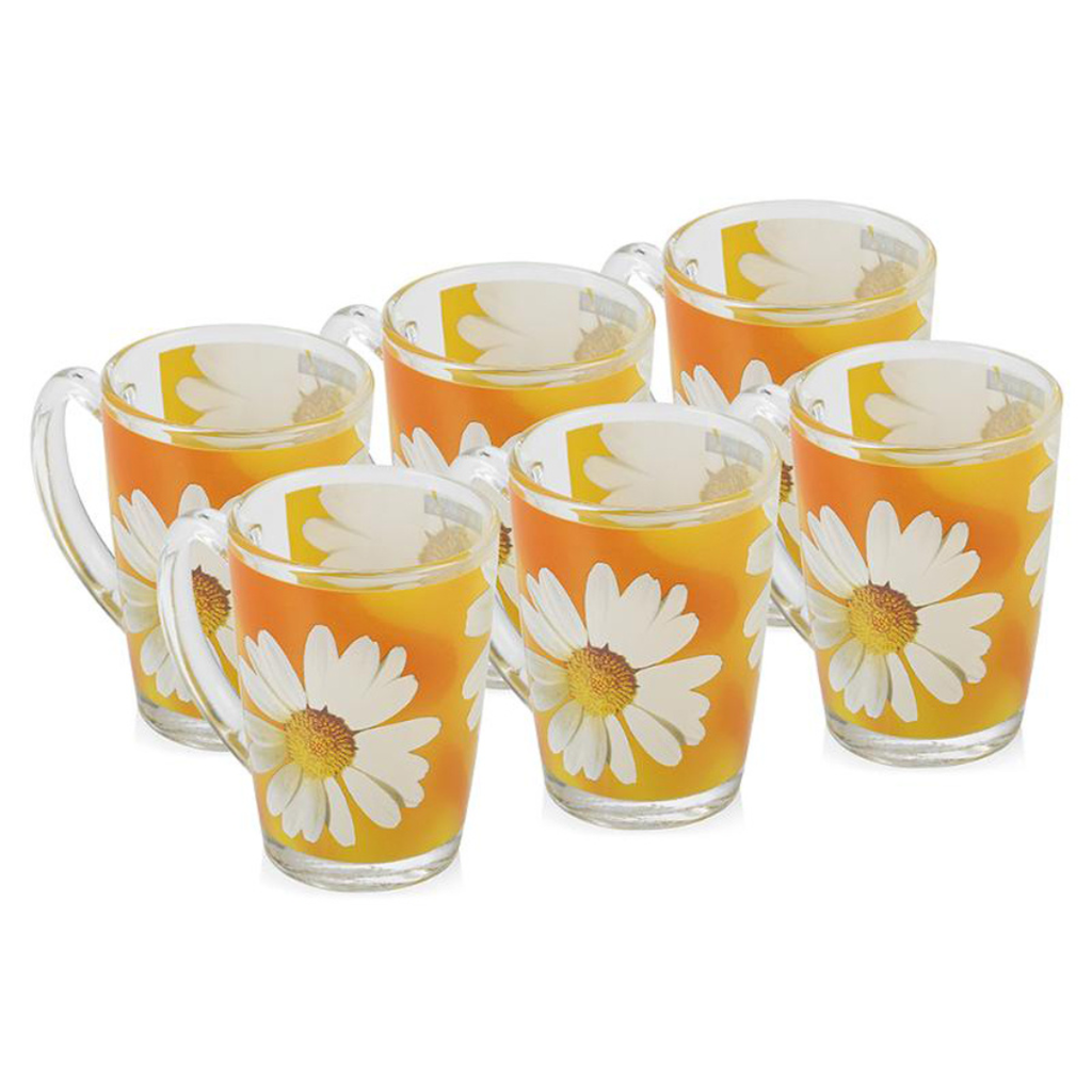 Coffret de 6 tasses LUMINARC-New Morning 32CL-Motif 1