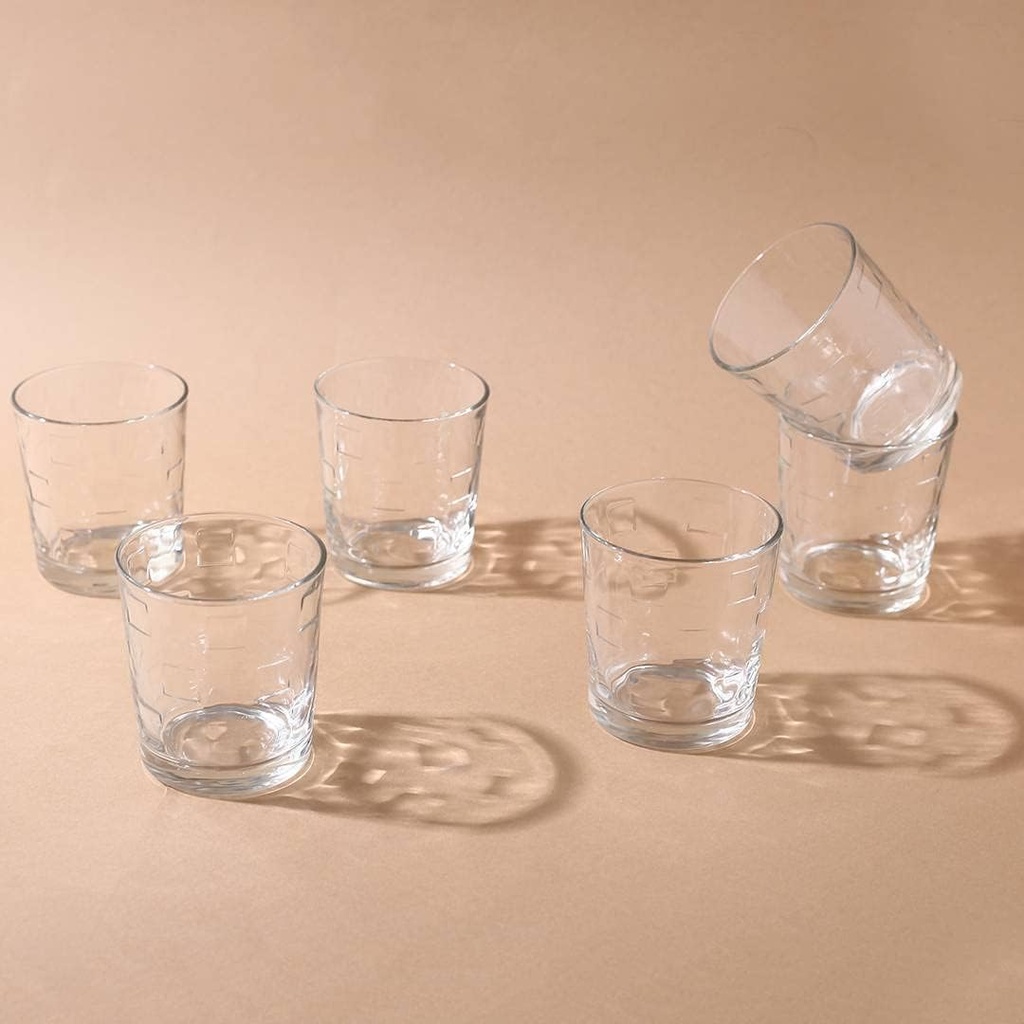 UNI GLASS SET de 6 Coupes en verre KYVOS 28.5 Cl