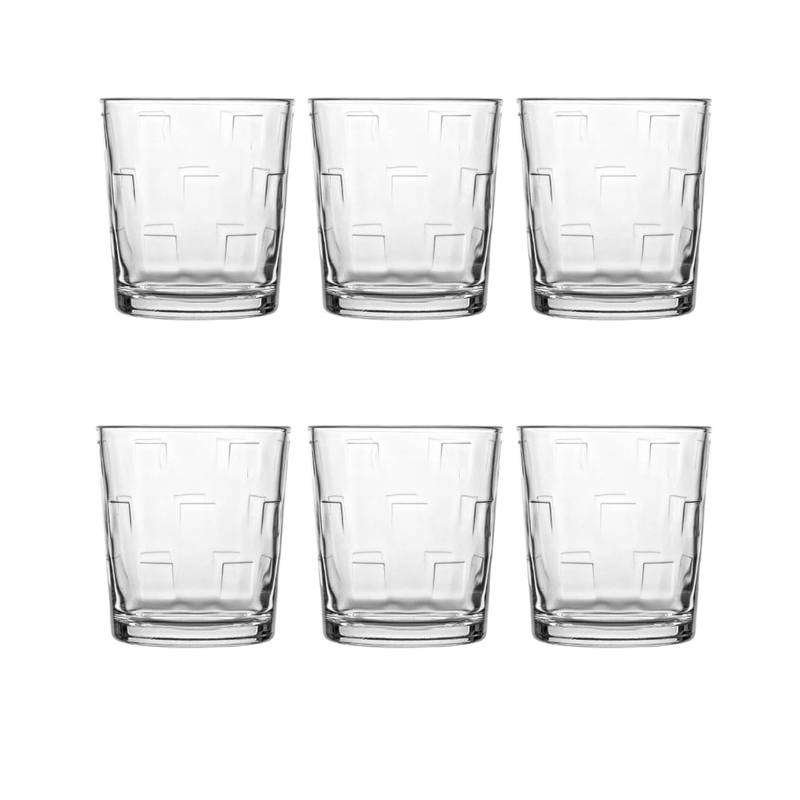 UNI GLASS SET de 6 Coupes en verre KYVOS 28.5 Cl