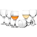 UNI GLASS SET de 6 Coupes en verre KOUROS 27.5 cl