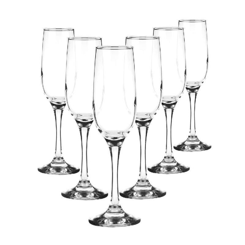 UNI GLASS SET de 6 Coupes en verre KOUROS 18.5 cl