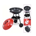 Barbecue Portatif à Charbon avec Roues - Rond - 17" (43 cm)