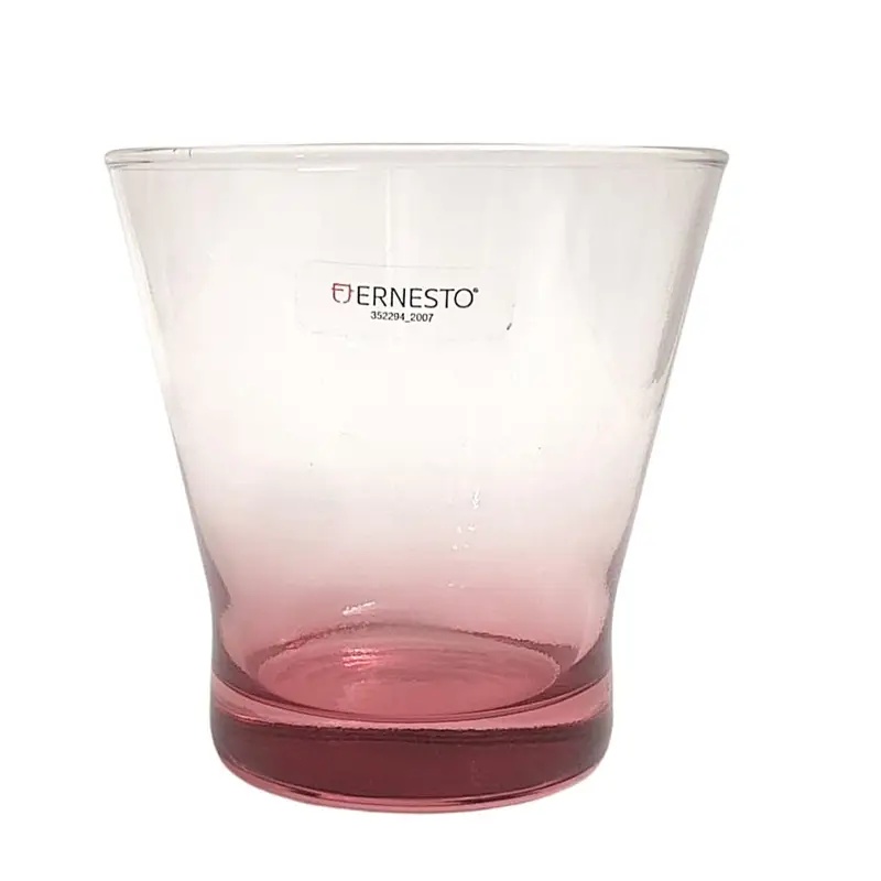 ERNESTO Set 3 pièces de verres MADURA 34 Cl- avec Base colorée