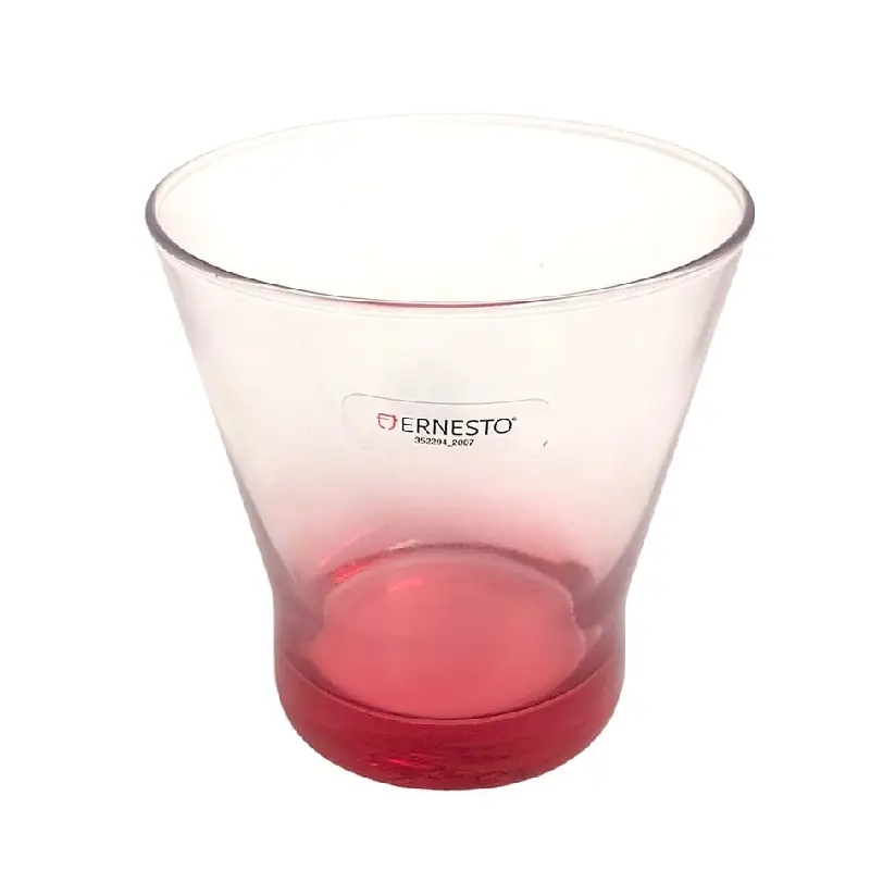 ERNESTO Set 3 pièces de verres MADURA 34 Cl- avec Base colorée