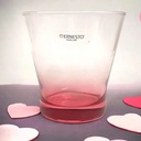 ERNESTO Set 3 pièces de verres MADURA 34 Cl- avec Base colorée
