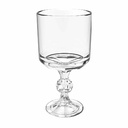 Azur Glass Coffret de 6 coupes en verre LUX DIAMOND 28 cl