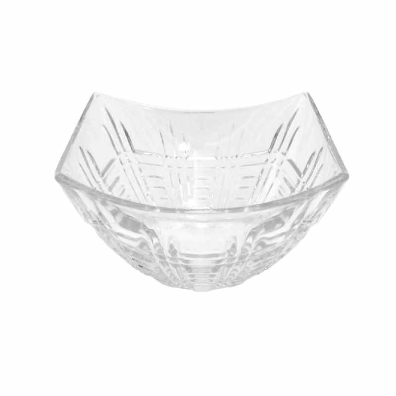 AZUR GLASS Set de 7 Bols en verre Carrée IRIS