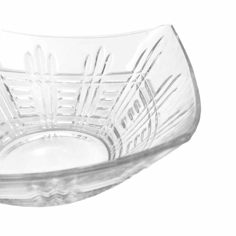 AZUR GLASS Set de 7 Bols en verre Carrée IRIS