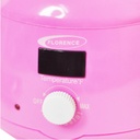 Appareil Chauffe Cire Avec Afficheur Florence- Rose - 30°C - 135°C