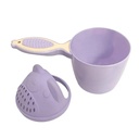 Safari Cook Plast Tasse de Bain pour Bébé Vert avec Couvercle Vert