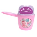 Safari Cook Plast Tasse de Bain pour Bébé Rose avec Couvercle Violet