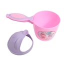 Safari Cook Plast Tasse de Bain pour Bébé Rose avec Couvercle Violet