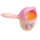 Safari Cook Plast Tasse de Bain pour Bébé Beige avec Couvercle Rose