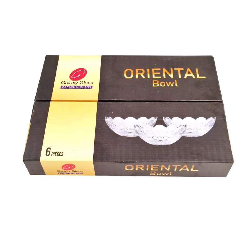 Lot de 6 Bols de Crima Galaxy Glass Oriental