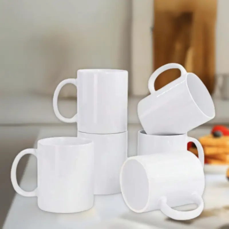 Coffret de 6 Mugs Blanc-ESSENCE 32 CL