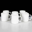 Coffret de 6 Mugs Blanc-ESSENCE 32 CL