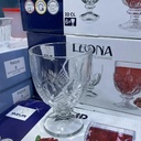 Azur Glass Coffret de 6 coupes LEONA en verre 22 cl