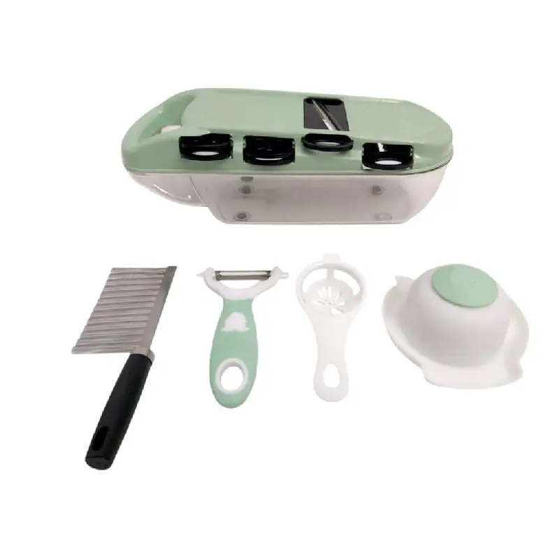 Mandoline Végétale Slicer 12 Pièces-Vert