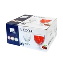 Azur Glass Coffret de 6 coupes LEONA en verre 22 cl