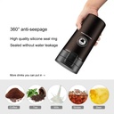 Thermos à Café Isotherme 380 ml en Acier Inoxydable avec Filtre -Marron