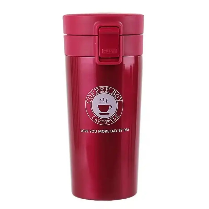 Thermos à Café Isotherme 380 ml en Acier Inoxydable avec Filtre -Rose