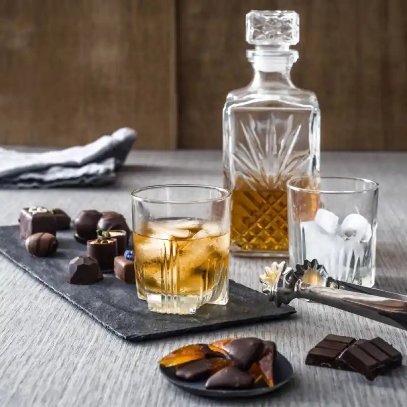 Bormioli Rocco Selecta Whisky Ensemble de 7 Pièces en Verre