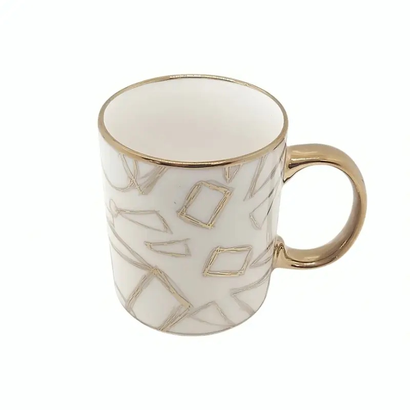 Tasse à Café en Céramique 320ml-Blanc