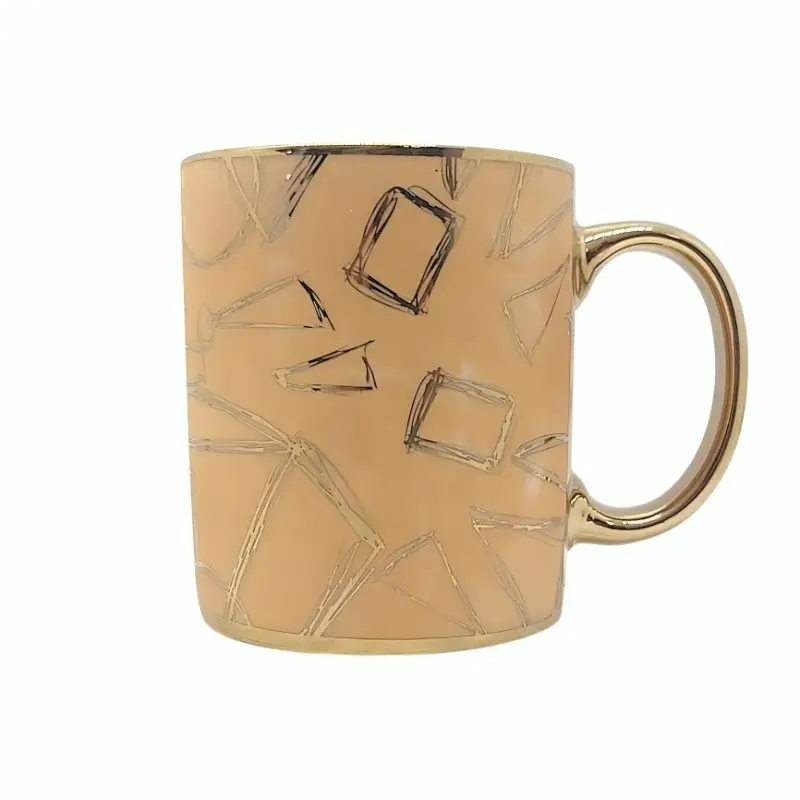 Tasse à Café en Céramique 320ml-Jaune