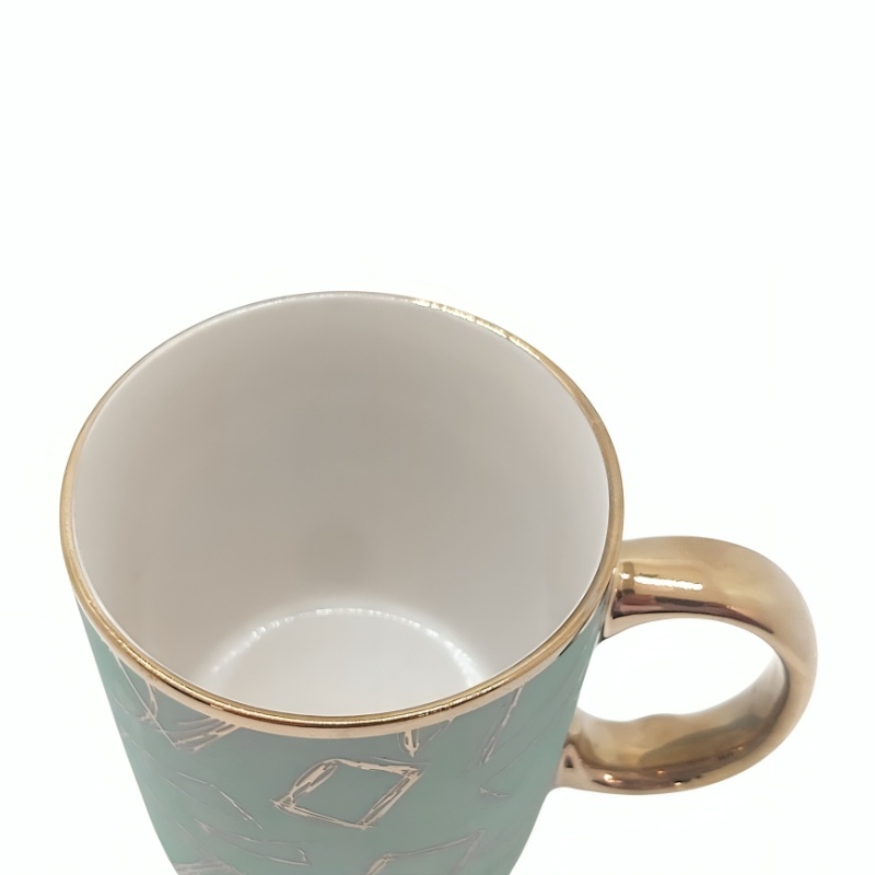 Tasse à Café en Céramique 320ml-Vert