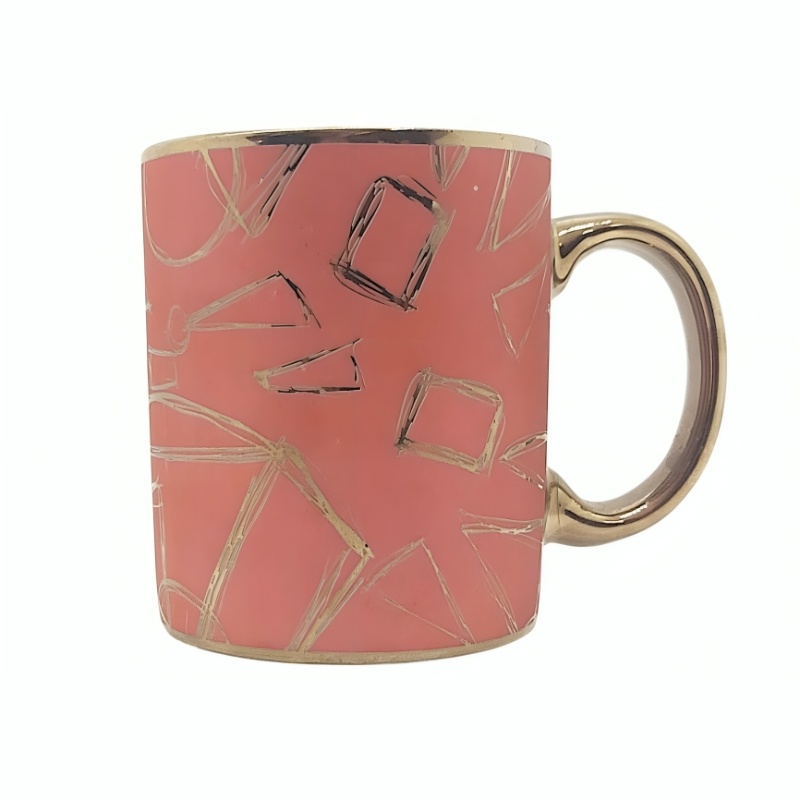 Tasse à Café en Céramique 320ml-Rouge