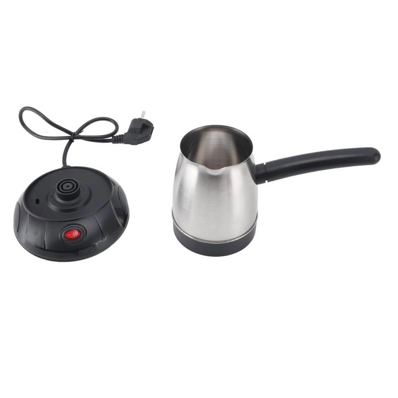 Cafetière électrique Turque en Acier Inoxydable avec Poignée Amovible 500ml -600W